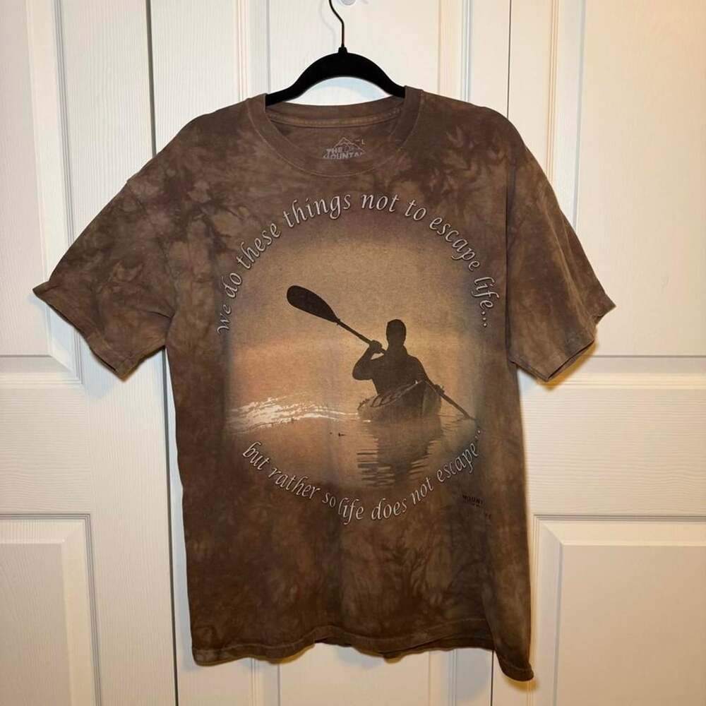 The Mountain Mountain Life Kayak Graphic T-Shirt